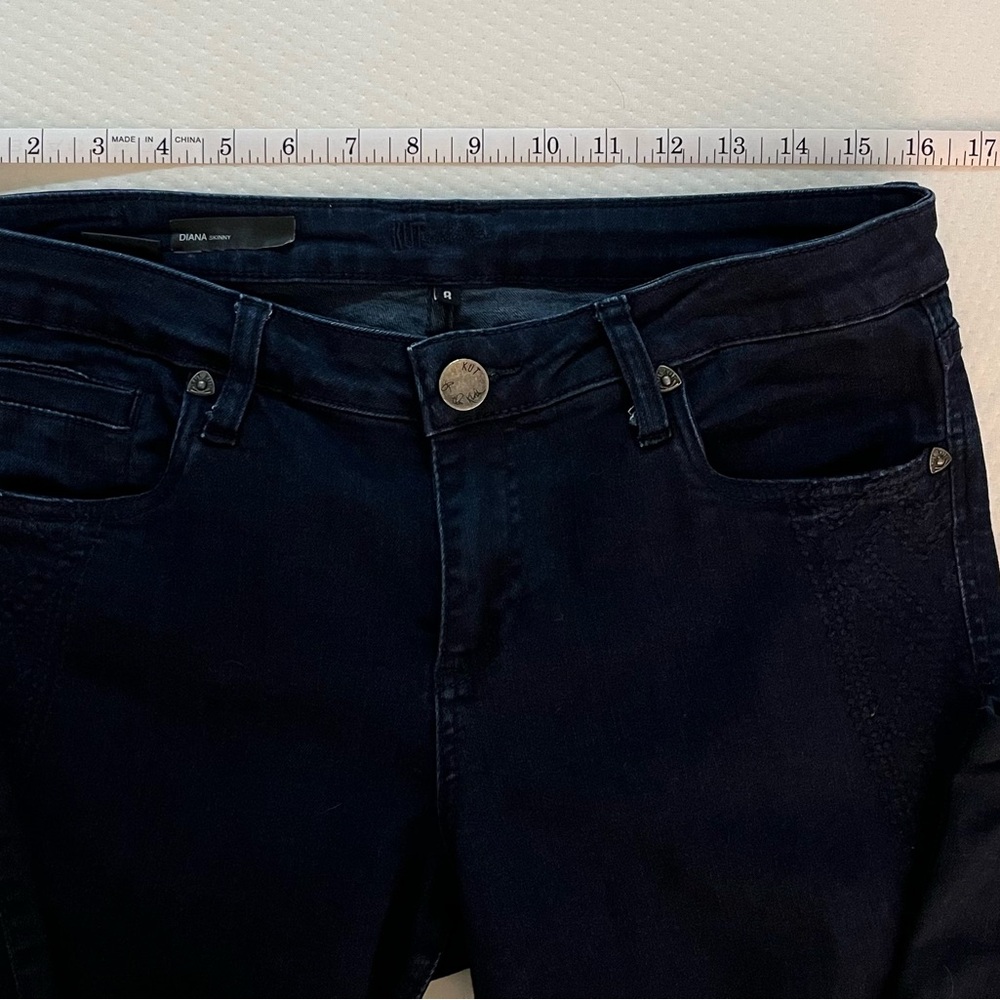 Kut from the Cloth Diana Skinny dark wash jeans